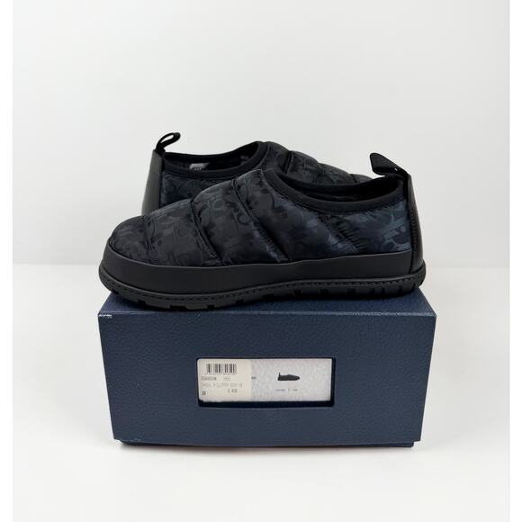 Size 39EU/6US - Dior Snow Puffer Nylon Slippers
